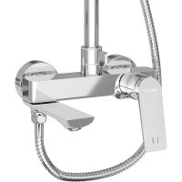 Душевая система Grossman Galaxy 500.K35.01.100 Хром — фото 3, Душевые стойки