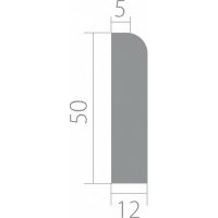 Плинтус Ultrawood Base 5012 2440x50x12 мм — фото 3, Плинтуса напольные