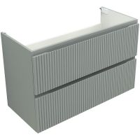 Тумба под раковину Aquanet Джейн 100 335436 подвесная Мисти грин — фото 7, Тумбы под раковину