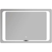 Товар: Зеркало Haiba 70 HB664 с подсветкой с сенсорным выключателем и часами - фото 2 Зеркало Haiba 70 HB664 с подсветкой с сенсорным выключателем и часами — фото 2, Зеркала в ванную комнату