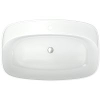 Товар: Раковина Кировит Купер 650 Белая - фото 2 Раковина Кировит Купер 650 Белая — фото 2, Раковины накладные