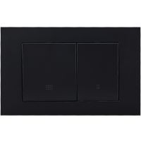 Клавиша смыва Olive's Porto PR412B Черная матовая — фото 1, Кнопки смыва