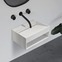 Раковина Abber Stein 80 AS2645-0.8 Белая матовая — фото 1, Раковины подвесные