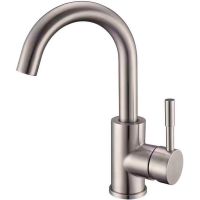 Смеситель для раковины Ростовская Мануфактура Сантехники SUS124-001F-1 Нержавеющая сталь — фото 1, Смесители