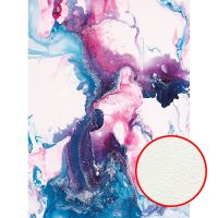 Фреска Ortograf Misto 33294 Фактура флок FLK Флизелин (2*2,7) Голубой/Розовый, Абстракция — фото 1, Фрески