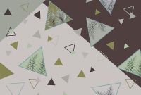 Фреска Ortograf Forma 32671 Фактура флок FLK Флизелин (4*2,7) Зеленый/Серый/Черный, Геометрия/Абстракция — фото 2, Фрески