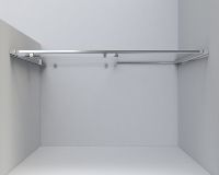 Душевая дверь Vincea Garda 170 VDS-1G2170CH профиль Хром стекло шиншилла — фото 7, Раздвижные душевые двери