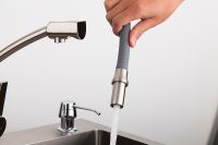 Смеситель для кухни Gappo G4398 Сатин Серый — фото 5, Смесители для кухни