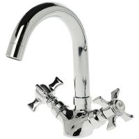 Смеситель для раковины Agger Retro-X A1701100 Хром — фото 1, Смесители для раковины