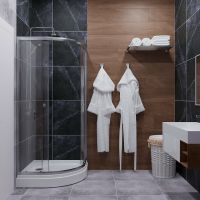 Душевой уголок Triton Альфа-Хром 90х90 Щ0000049613 профиль Хром стекло прозрачное — фото 4, Душевые уголки