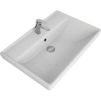 Тумба с раковиной Brevita Gloster 70 УТ000012554 Графит матовый — фото 9, Мебель для ванной