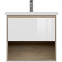 Товар: Тумба под раковину Cersanit Louna 60 64070 подвесная Белая - фото 2 Тумба под раковину Cersanit Louna 60 64070 подвесная Белая — фото 2, Мебель для ванной