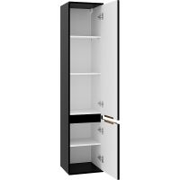 Товар: Шкаф пенал Brevita Enfida 35 R ENF-05035-020P Черный матовый - фото 7 Шкаф пенал Brevita Enfida 35 R ENF-05035-020P Черный матовый — фото 7, Мебель для ванной