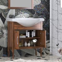 Тумба под раковину Opadiris Мираж 80 00-00007498 Светлый орех — фото 4, Мебель для ванной