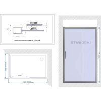 Товар: Душевой уголок STWORKI Эстерсунд 110x90 3GW023TTKK000 профиль Хром матовый стекло прозрачное - фото 8 Душевой уголок STWORKI Эстерсунд 110x90 3GW023TTKK000 профиль Хром матовый стекло прозрачное — фото 8, Душевые уголки