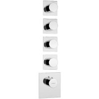 Смеситель для душа Bossini Outlets Z031208.030 с термостатом Хром — фото 1, Смеситель для душа