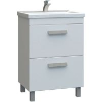 Тумба под раковину Vigo Nova 70 tn.NOV.MIR.70.2Y Белая — фото 1, Тумбы под раковину