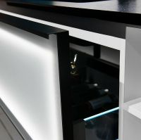 Тумба с раковиной Orans BC-9015-1200L 120 90151200L подвесная Темно-серая — фото 4, Мебель для ванной