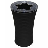 Стакан для зубных щеток Ridder Tower 22200210 Черный — фото 1, Стаканы для зубных щеток