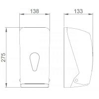 Диспенсер для бумажных полотенец Nofer 05118.T Синий — фото 3, Диспенсеры бумажных полотенец