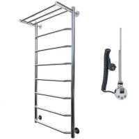 Электрический полотенцесушитель Тругор Браво 1 элТЭН 120x50 с полкой Хром — фото 1, Электрические полотенцесушители