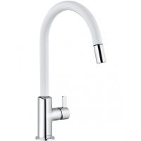 Смеситель для кухни Kludi Bingo Star XS 468519378 Белый матовый — фото 1, Смесители для кухни