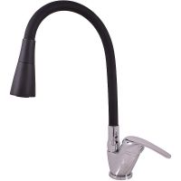 Смеситель для кухни Rav Slezak Sazava SA506.5/13 Черный Хром — фото 1, Смесители для кухни