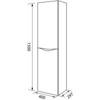 Товар: Шкаф пенал Iddis Cloud 40 CLO40Y0i97 подвесной Белый матовый Дуб золотистый - фото 7 Шкаф пенал Iddis Cloud 40 CLO40Y0i97 подвесной Белый матовый Дуб золотистый — фото 7, Мебель для ванной