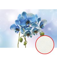 Фреска Ortograf Цветы 3621 Фактура флок FLK Флизелин (4*2,7) Голубой, Цветы — фото 1, Фрески