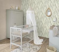 Обои RASCH Garden 330212 Винил на флизелине (0,53*10,05) Бежевый/Зеленый/Коричневый, Листья — фото 5, Обои для стен