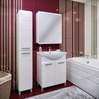 Тумба под раковину Runo Эрика 70 УТ000003318 Белая — фото 2, Мебель для ванной