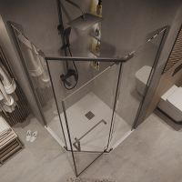 Товар: Душевой уголок Grossman Pragma 100х100 302.K33.03.1010.42.00 профиль Графит сатин стекло прозрачное - фото 6 Душевой уголок Grossman Pragma 100х100 302.K33.03.1010.42.00 профиль Графит сатин стекло прозрачное — фото 6, Душевые уголки