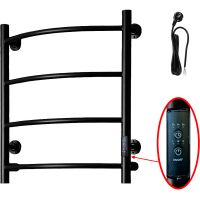 Электрический полотенцесушитель Тругор ПЭК 5 СП 60x50 Черный — фото 1, Электрические полотенцесушители