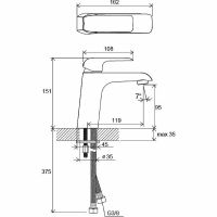 Товар: Смеситель для раковины Ravak Flat FL 014.00 X070118 Хром - фото 8 Смеситель для раковины Ravak Flat FL 014.00 X070118 Хром — фото 8, Смесители