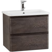 Тумба под раковину BelBagno 50 ALBANO-CER-500-2C-SO-RNG подвесная Robere Nature Grigio — фото 3, Тумбы под раковину