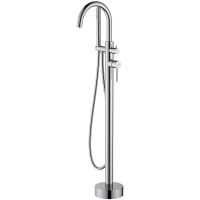 Смеситель для ванны Aquatek Европа AQ1345CR Хром — фото 1, Смесители напольные