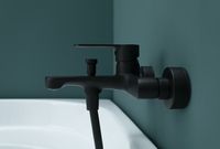 Смеситель для ванны Aquanet Passion AF300-20B 243295 Черный — фото 2, Смесители