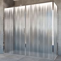 Душевой уголок Vincea Garda 170x80 VSR-1G28017CH профиль Хром стекло шиншилла — фото 7, Прямоугольные душевые уголки