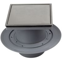 Душевой трап Pestan Confluo Standard 13702561 с двухсторонней решеткой Хром глянцевый / полая под плитку — фото 1, Трапы для душа