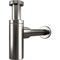 Сифон для раковины WasserKRAFT Wiese A172 Оружейная сталь — фото 1, Сифоны для раковины