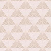 Обои Lutece Les Essentiels 51164507 Винил на флизелине (0,53*10,05) Бежевый/Розовый, Геометрия — фото 1, Обои для стен