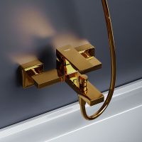 Смеситель для ванны Damixa Gala 531000600 Золото — фото 2, Смесители