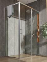 Товар: Душевой уголок Orange 130x80 E23-13080TCR профиль Хром стекло прозрачное - фото 4 Душевой уголок Orange 130x80 E23-13080TCR профиль Хром стекло прозрачное — фото 4, Душевые уголки