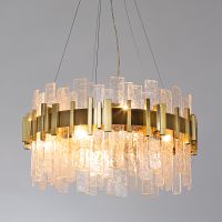 Люстра Artelamp Alya Прозрачная Полированная медь арт-A1053SP-10PB — фото 5, Люстры