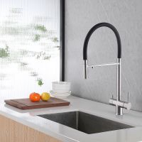 Товар: Смеситель для кухни Abber Wasser Kreis AF81141SP Сатин Черный матовый - фото 2 Смеситель для кухни Abber Wasser Kreis AF81141SP Сатин Черный матовый — фото 2, Смесители для кухни