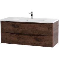 Тумба под раковину BelBagno Marino 110 MARINO-1100-2C-SO-RW-P подвесная Rovere Moro — фото 2, Тумбы под раковину