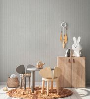 Обои AS Creation Maison Charme 39076-4 Винил на флизелине (0,53*10,05) Серый/Бирюзовый/Зеленый, Полоса — фото 6, Обои для стен