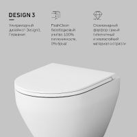 Комплект унитаза с инсталляцией AM.PM Spirit V2.0 FlashClean IS100101.701700 с сиденьем Микролифт и Белой глянцевой клавишей смыва — фото 7, Комплекты унитаз + инсталляция