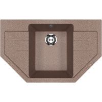 Кухонная мойка Ulgran Classic U-609-307 Терракот — фото 1, Кухонные мойки