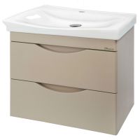 Тумба под раковину Bellezza Санриса 60 4630109180455 подвесная Капучино — фото 1, Тумбы под раковину